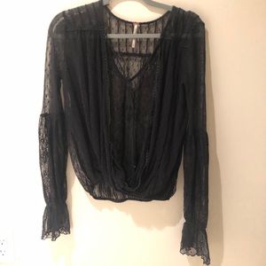 Free people sheer shirt